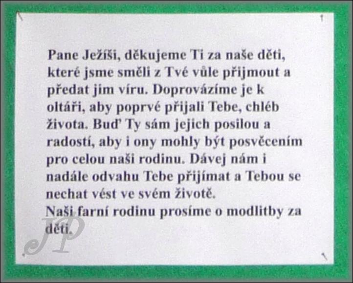 modlitba rodičů