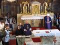  první čtení z knihy Job čte představený řádu Milosrdných bratří v České republice Martin Macek
