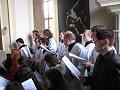  klášterní schola se sólisty zazpívala mezi jiným opět Verdiho Sbor Hebrejů