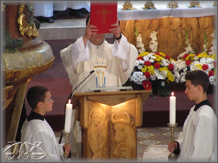 evangelium bude číst Zdeněk Drštka, jáhen v Letovicích