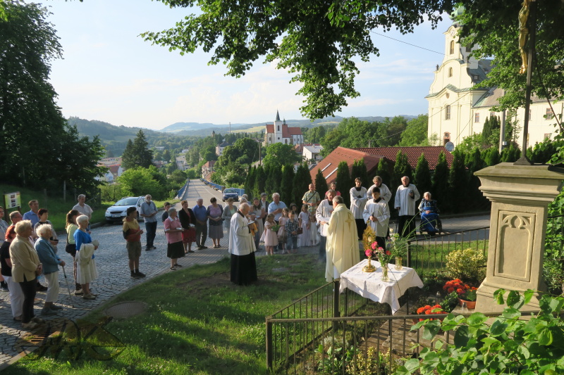 pohled na město