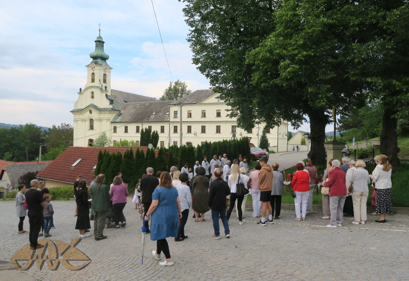 pohled na klášterní kostel